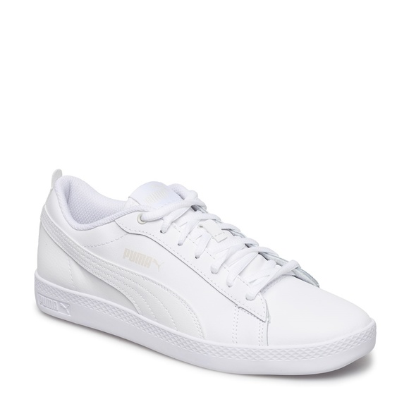 puma smash v2 l plus white